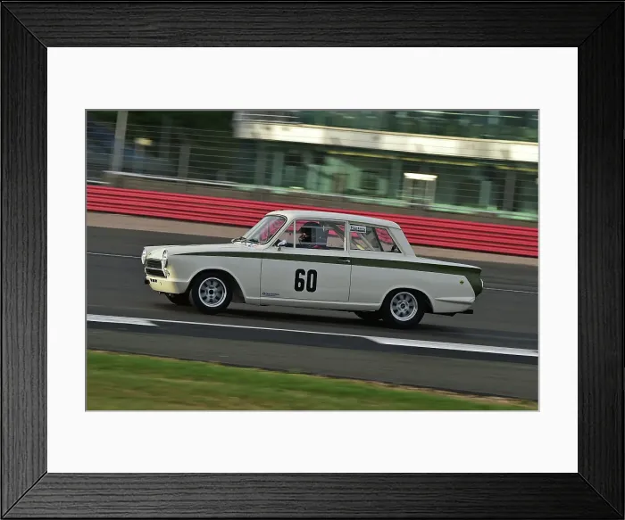 Framed Print : CM33 8385 Richard Eyre, Ford Lotus Cortina Framed Print : CM33 8385 Richard Eyre, Ford Lotus Cortina