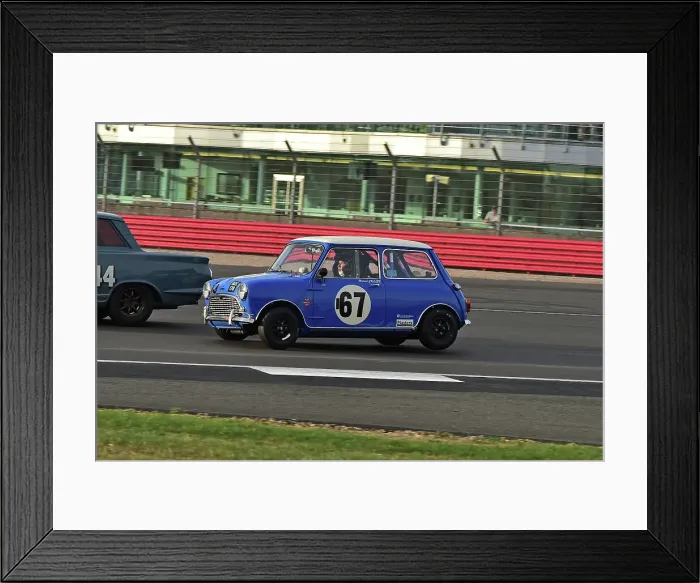 Framed Print : CM33 8590 Michael Cullen, Austin Mini Cooper S