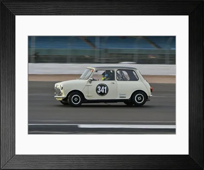 Framed Print : CM33 8687 Tom Bell, Joe Ferguson, Austin Mini Cooper S