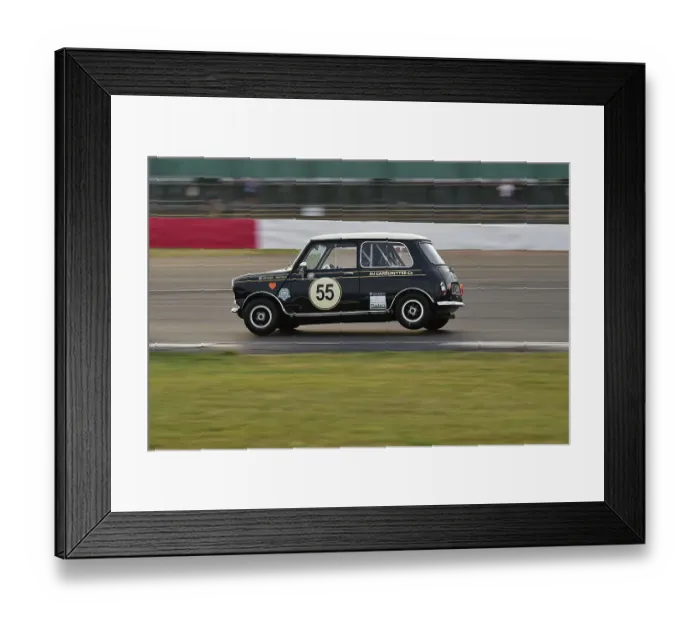 Framed Print : CM33 8722 Jeff Smith, Austin Mini Cooper S Framed Print : CM33 8722 Jeff Smith, Austin Mini Cooper S