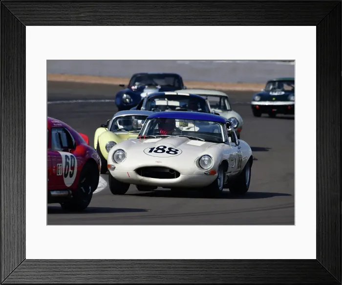 Framed Print : CJ11 9004 Richard Kent, Chris Ward, Jaguar E-Type