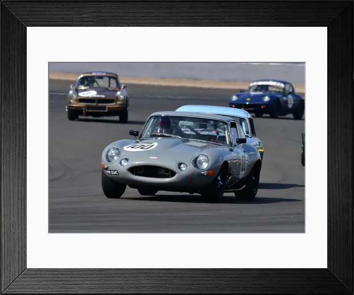 Framed Print : CJ11 9030 Louis Bracey, Jaguar E-Type
