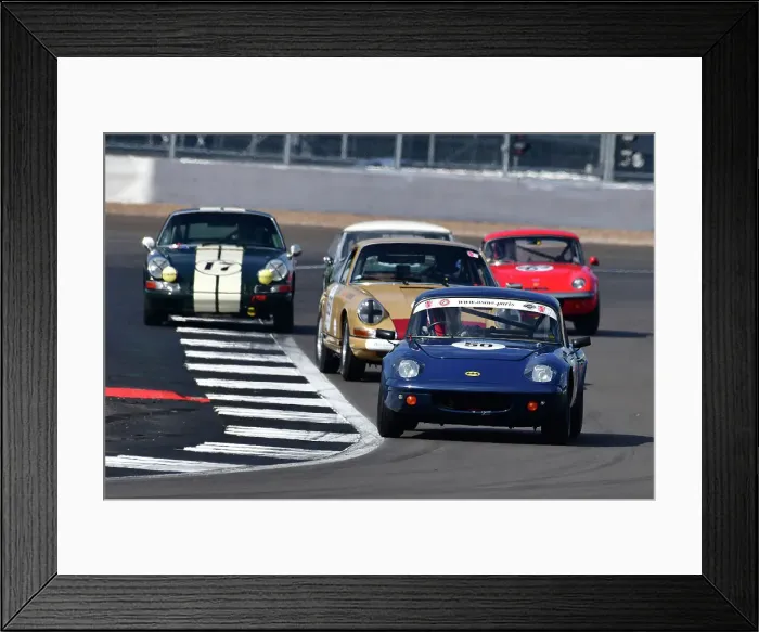 Framed Print : CJ11 9032 Richard Bateman, Roger Barton, Lotus Elan S2