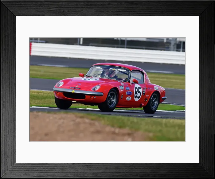 Framed Print : CJ11 9173 Stephen Bond, Lotus Elan 26R