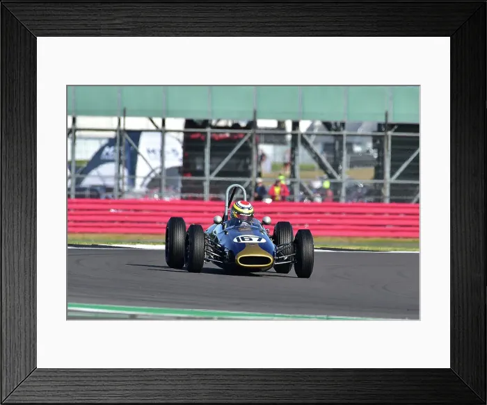 Framed Print : CM33 7883 Michael O'Brien, Brabham BT6 Framed Print : CM33 7883 Michael O'Brien, Brabham BT6