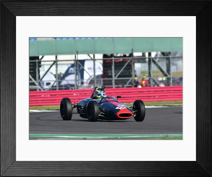 Framed Print : CM33 7889 Alex Ames, Brabham BT6 Framed Print : CM33 7889 Alex Ames, Brabham BT6