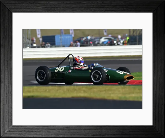 Framed Print : CM33 7890 Timothy de Silva, Brabham BT2 Framed Print : CM33 7890 Timothy de Silva, Brabham BT2