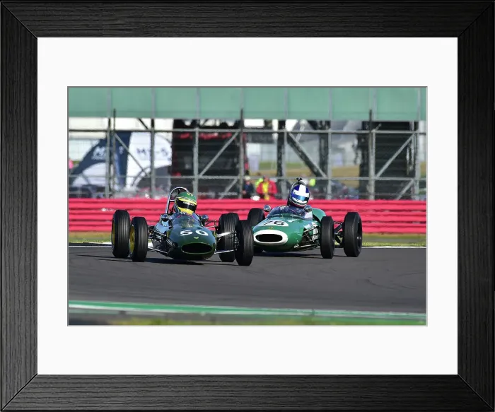 Framed Print : CM33 7897 Philipp Buhofer, Lotus 27, Tim Child, Lotus 22 Framed Print : CM33 7897 Philipp Buhofer, Lotus 27, Tim Child, Lotus 22