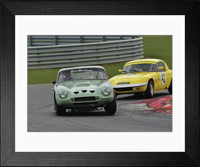 Framed Print : CM32 5794 Christian Douglas, TVR Griffith 400, Nigel Adams, Lyndon Griffin, Lotus Elan S1 Framed Print : CM32 5794 Christian Douglas, TVR Griffith 400, Nigel Adams, Lyndon Griffin, Lotus Elan S1
