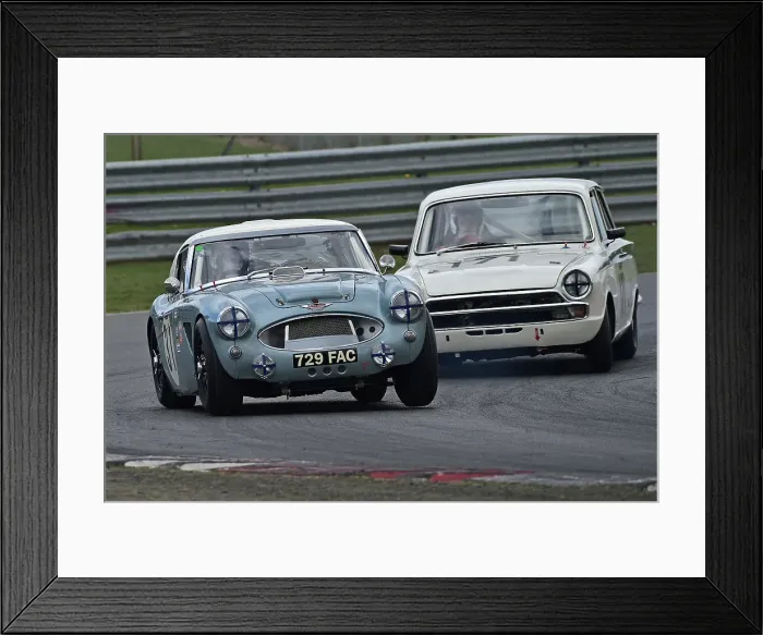 Framed Print : CM32 5823 Alexander Hewitson, Austin Healey 3000 Mk2, Allan Ross-Jones, Ford Lotus Cortina Framed Print : CM32 5823 Alexander Hewitson, Austin Healey 3000 Mk2, Allan Ross-Jones, Ford Lotus Cortina