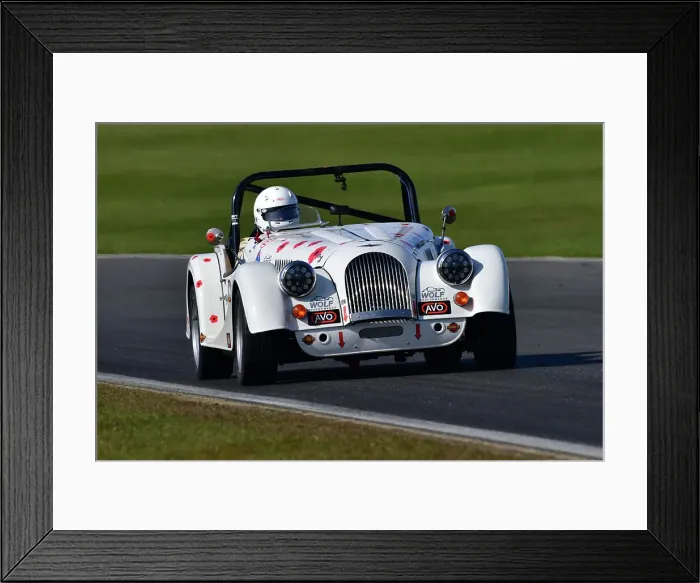 Framed Print : CJ10 4823 John Richards, Morgan Plus 4 Clubsport Framed Print : CJ10 4823 John Richards, Morgan Plus 4 Clubsport