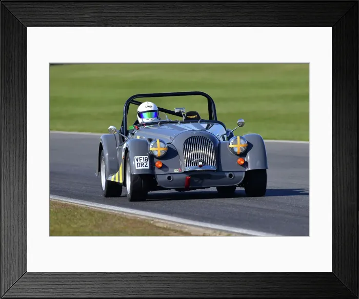 Framed Print : CJ10 4824 Tony Kilby, Morgan Plus 4 Club Sport