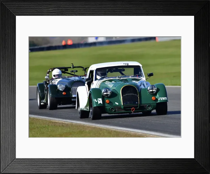 Framed Print : CJ10 4825 Tony Hirst, Morgan Plus 4 Framed Print : CJ10 4825 Tony Hirst, Morgan Plus 4