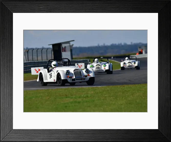 Framed Print : CJ10 4843 Tom Richards, Morgan Plus 4 Clubsport Framed Print : CJ10 4843 Tom Richards, Morgan Plus 4 Clubsport