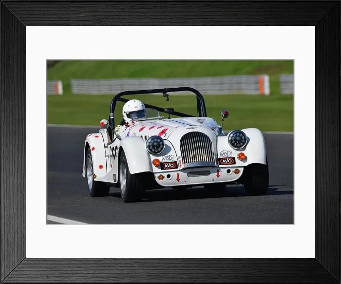 Framed Print : CJ10 4855 John Richards, Morgan Plus 4 Clubsport Framed Print : CJ10 4855 John Richards, Morgan Plus 4 Clubsport