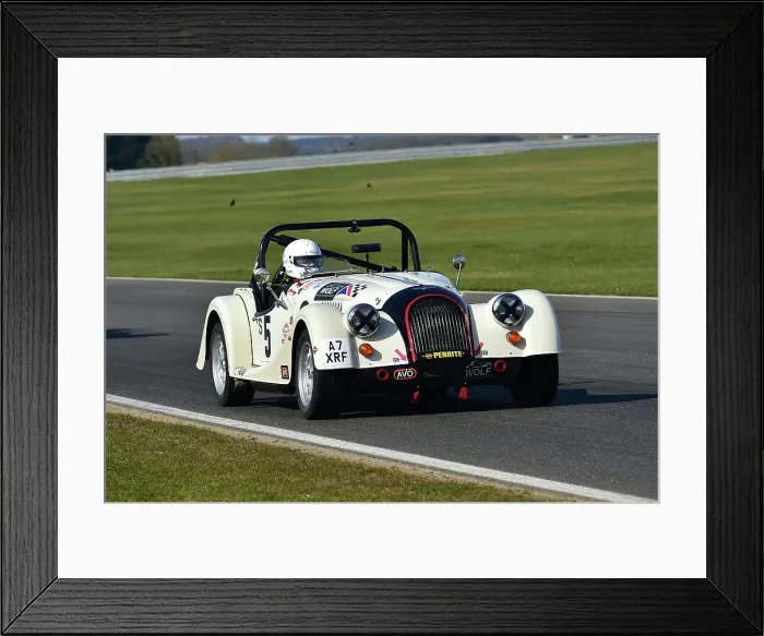 Framed Print : CM32 5522 Richard Fearn, Morgan Plus 4 Club Sport