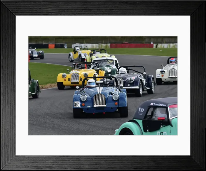 Framed Print : CM32 5950 Phillip Thomas, Morgan Plus 4 Babydoll