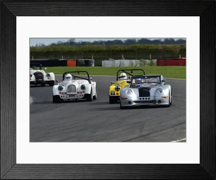 Framed Print : CM32 5970 Greg Parnell, Morgan Aero 8 GTN, John Richards, Morgan Plus 4 Clubsport