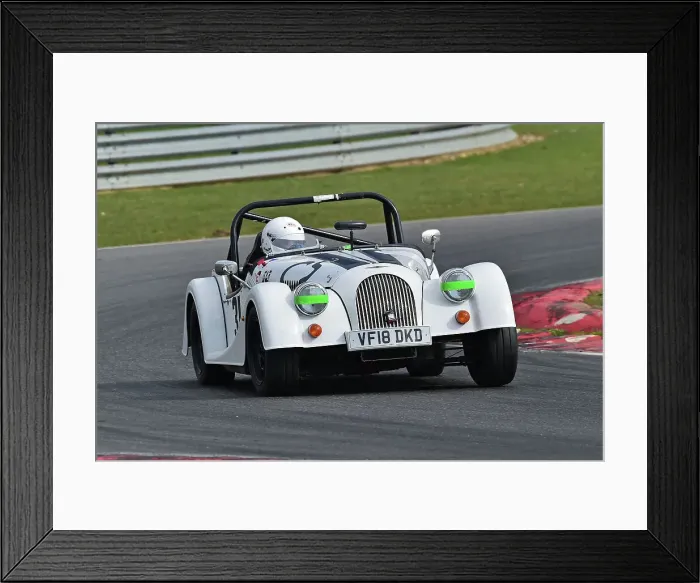 Framed Print : CM32 5998 John Bevan, Morgan Plus 4 Clubsport Framed Print : CM32 5998 John Bevan, Morgan Plus 4 Clubsport