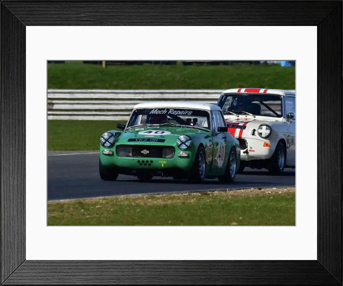 Framed Print : CJ10 4914 Philip Stader, MG Midget Framed Print : CJ10 4914 Philip Stader, MG Midget