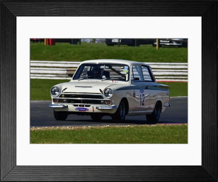 Framed Print : CJ10 4927 Karl Foster, Ford Lotus Cortina Framed Print : CJ10 4927 Karl Foster, Ford Lotus Cortina