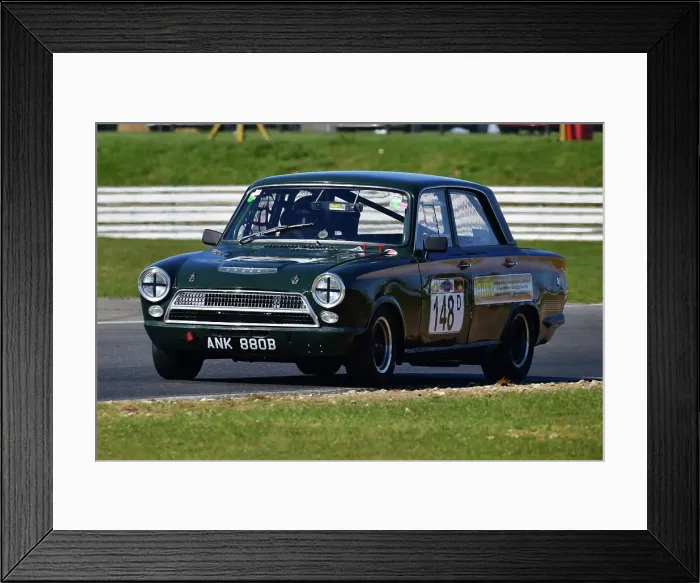 Framed Print : CJ10 4929 Richard Rowlands, Alan Hassell, Ford Cortina Mk1 GT Framed Print : CJ10 4929 Richard Rowlands, Alan Hassell, Ford Cortina Mk1 GT