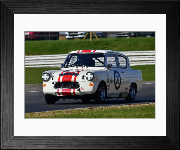 Framed Print : CJ10 4945 Alex Williams, Ford Anglia Framed Print : CJ10 4945 Alex Williams, Ford Anglia