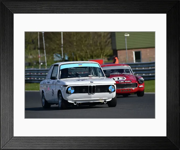 Framed Print : CM32 6036 Charles Tippet, Claire Norman, BMW 2002ti Framed Print : CM32 6036 Charles Tippet, Claire Norman, BMW 2002ti