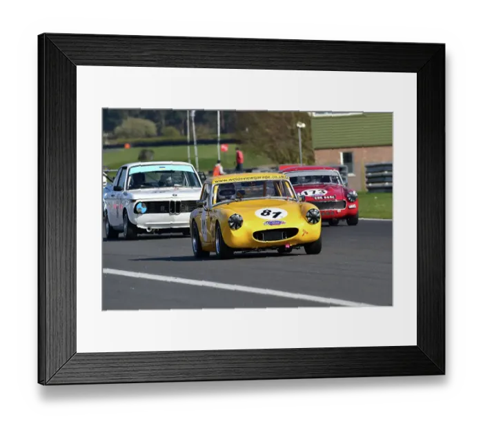 Framed Print : CM32 6048 James Atkinson, MG Midget