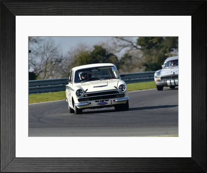 Framed Print : CM32 6086 Karl Foster, Ford Lotus Cortina Framed Print : CM32 6086 Karl Foster, Ford Lotus Cortina