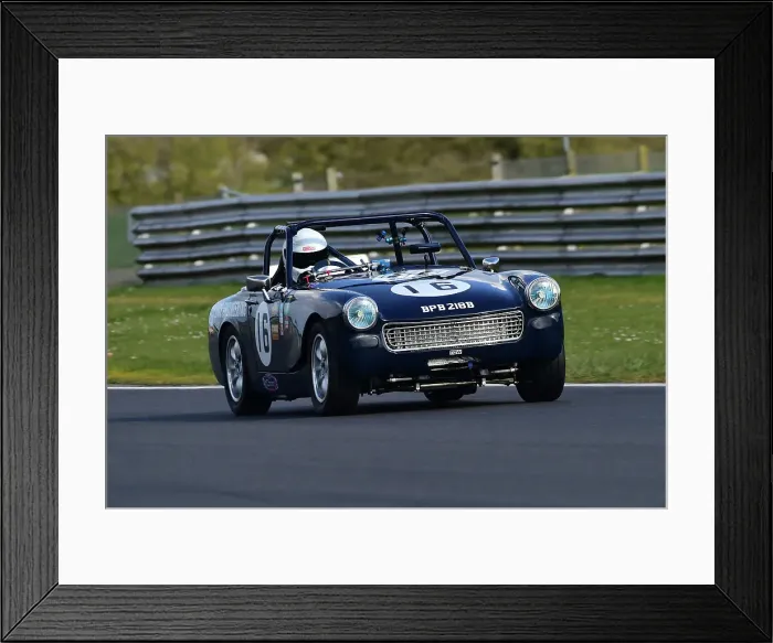 Framed Print : CM32 6107 Ian Staines, MG Midget