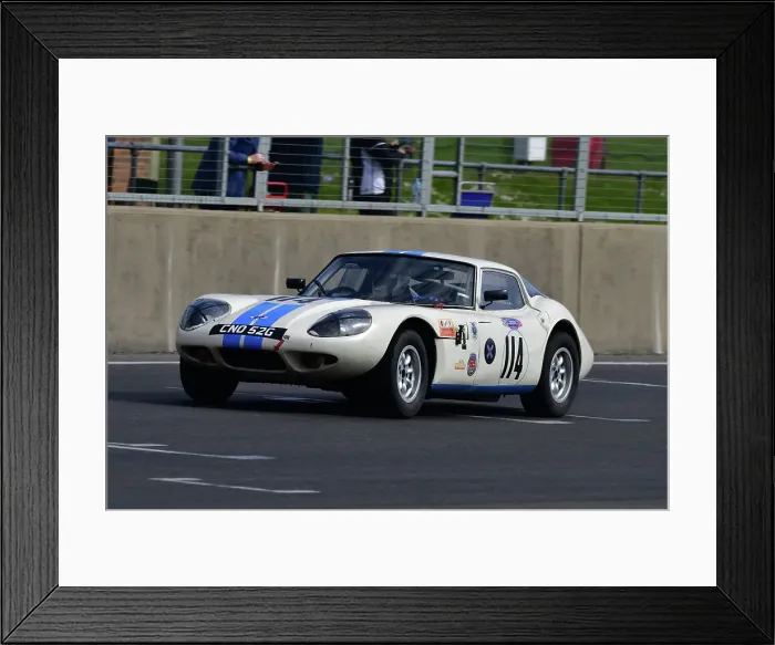 Framed Print : CJ10 5045 Tim Reid, Marcos 1600 GT Framed Print : CJ10 5045 Tim Reid, Marcos 1600 GT