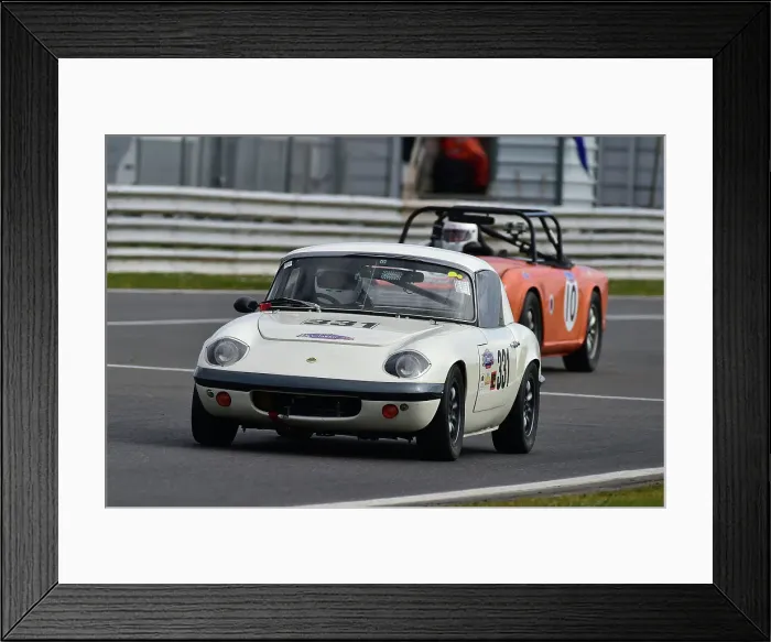 Framed Print : CM32 5538 Brian Cowan, Lotus Elan S1