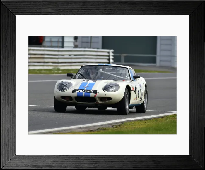 Framed Print : CM32 5545 Tim Reid, Marcos 1600 GT
