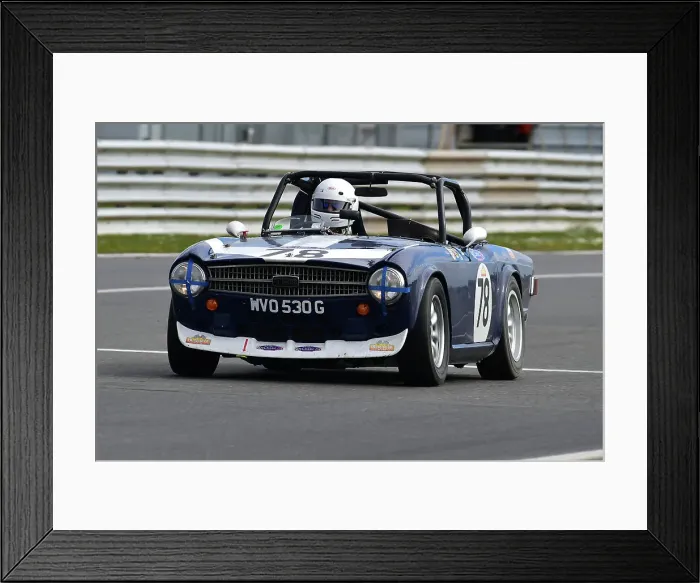 Framed Print : CM32 5550 David McDonald, Bailey Frost, Triumph TR6 Framed Print : CM32 5550 David McDonald, Bailey Frost, Triumph TR6