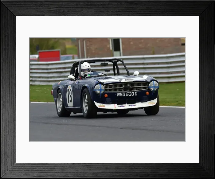 Framed Print : CM32 6191 David McDonald, Bailey Frost, Triumph TR6 Framed Print : CM32 6191 David McDonald, Bailey Frost, Triumph TR6