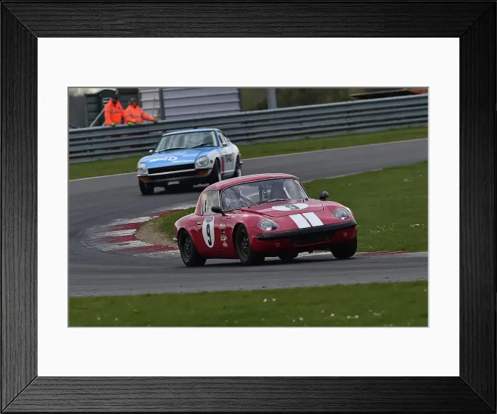 Framed Print : CM32 6201 Jamie Keevill, Lotus Elan S2