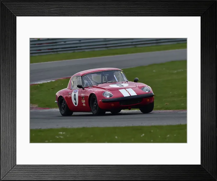 Framed Print : CM32 6224 Jamie Keevill, Lotus Elan S2