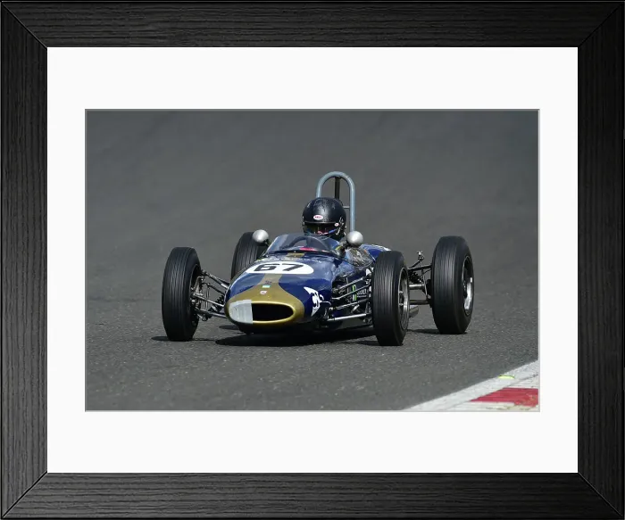 Framed Print : CM32 4918 Michael O'Brien, Brabham BT6 Framed Print : CM32 4918 Michael O'Brien, Brabham BT6