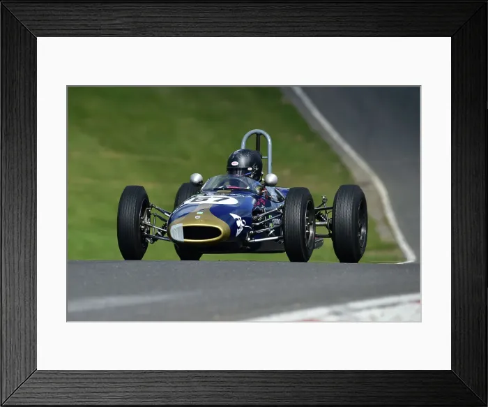 Framed Print : CM32 4971 Michael O'Brien, Brabham BT6 Framed Print : CM32 4971 Michael O'Brien, Brabham BT6