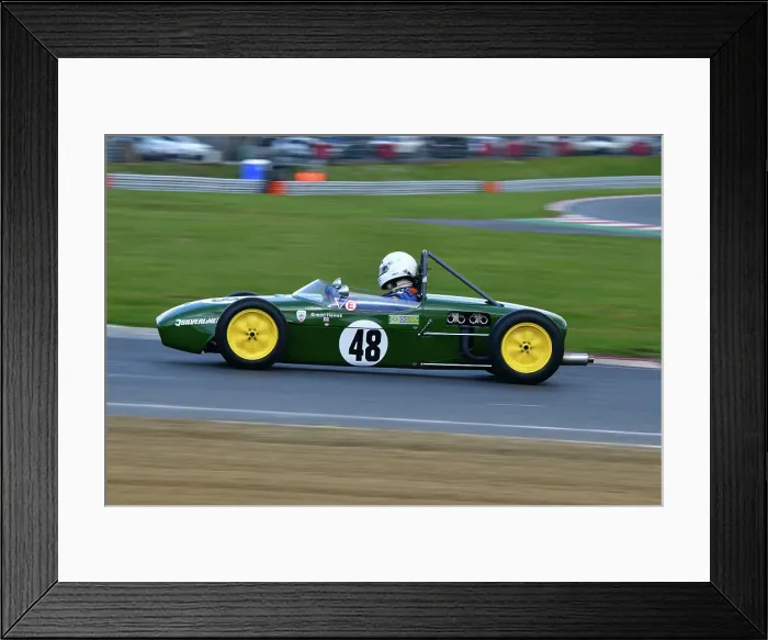 Framed Print : CJ10 4550 Simon Hewes, Lotus 18 Framed Print : CJ10 4550 Simon Hewes, Lotus 18