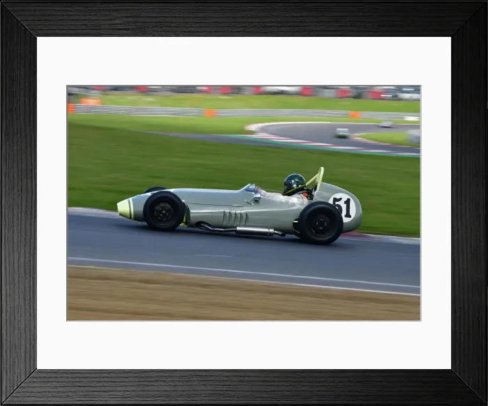 Framed Print : CJ10 4580 Michael Hibberd, Lola Mk2