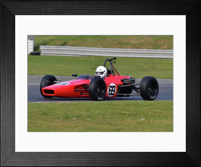 Framed Print : CJ10 8224 Oliver Chapman, Lola T200 Framed Print : CJ10 8224 Oliver Chapman, Lola T200