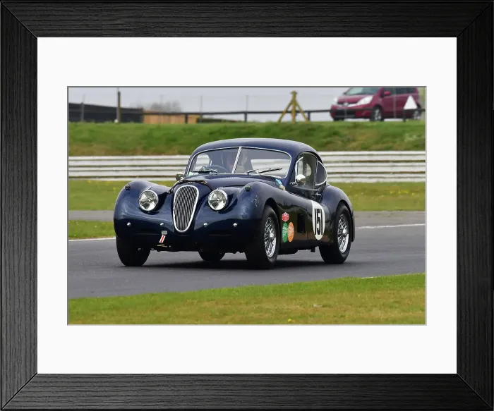Framed Print : CJ10 8325 John Burton, Jaguar XK 120 Framed Print : CJ10 8325 John Burton, Jaguar XK 120