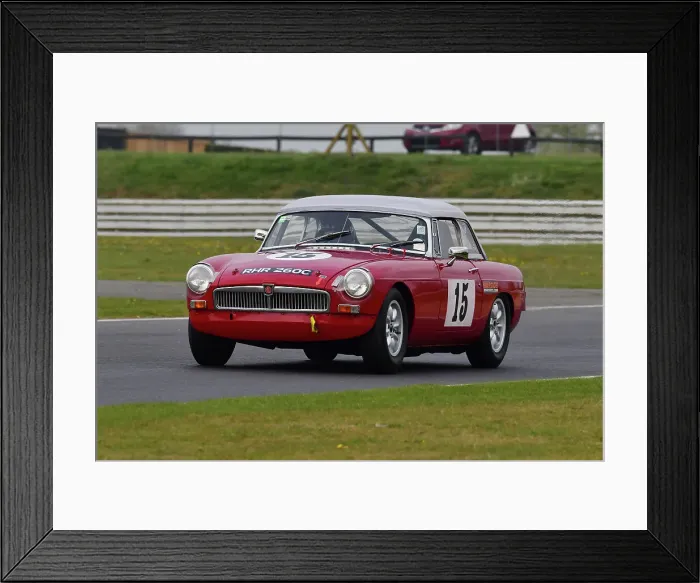 Framed Print : CJ10 8340 James Hicks, MG B Framed Print : CJ10 8340 James Hicks, MG B