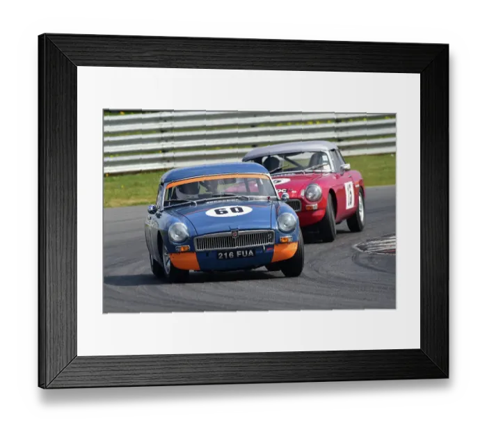 Framed Print : CM33 0333 Nick Thompson, Sean McLurg, MG B Framed Print : CM33 0333 Nick Thompson, Sean McLurg, MG B