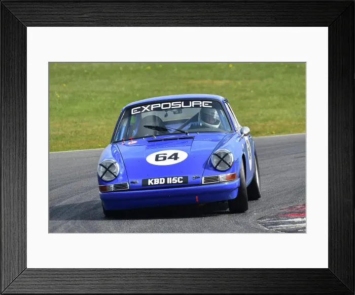 Framed Print : CM33 0379 Roger Sparrow, Morgan Sparrow, Porsche 911