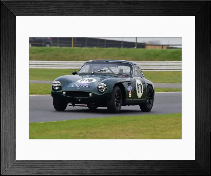 Framed Print : CJ10 8337 Martin Stowe, TVR Grantura Mk3 Framed Print : CJ10 8337 Martin Stowe, TVR Grantura Mk3