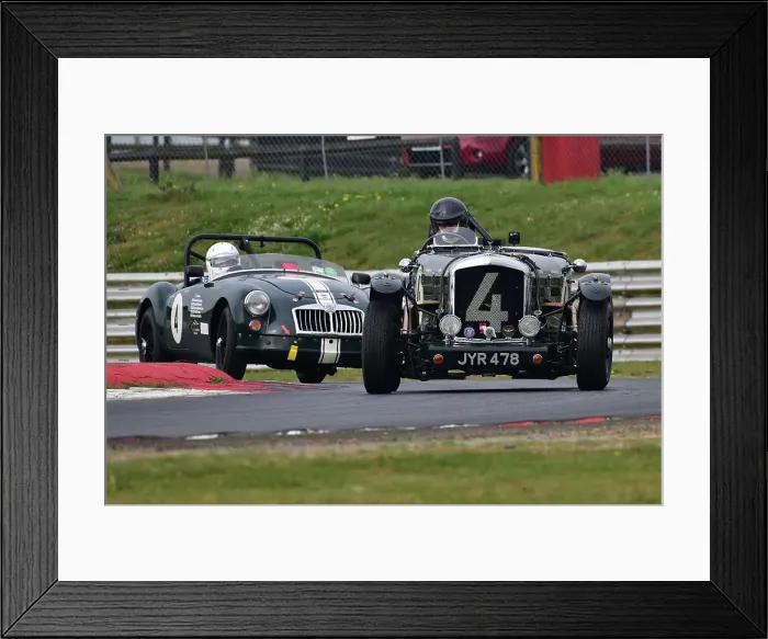 Framed Print : CJ10 8393 Vernon Moore, Bentley MK6 Special, Marwan Andon, MG A Framed Print : CJ10 8393 Vernon Moore, Bentley MK6 Special, Marwan Andon, MG A