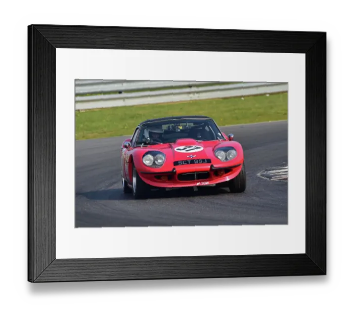 Framed Print : CM33 0781 Nic Strong, Marcos 3000 GT Framed Print : CM33 0781 Nic Strong, Marcos 3000 GT